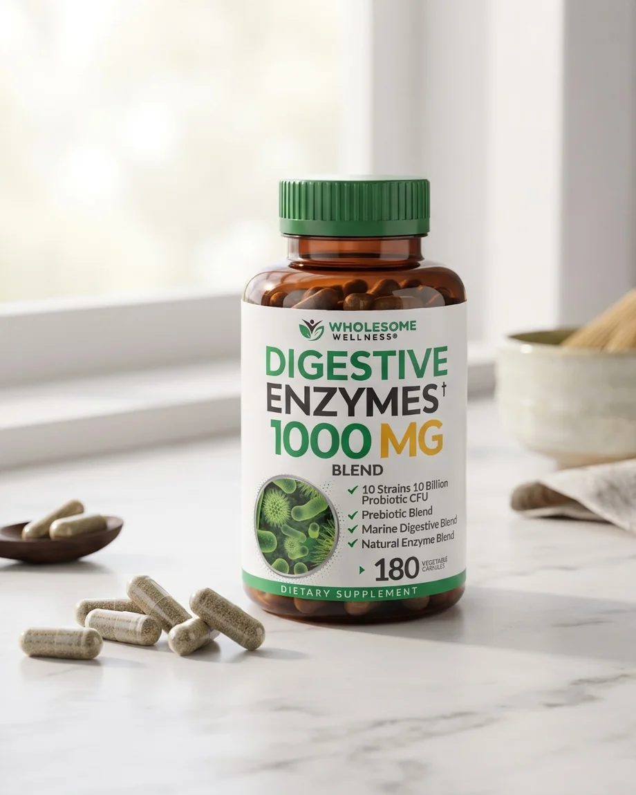 Digestive Enzymes 1000mg in use