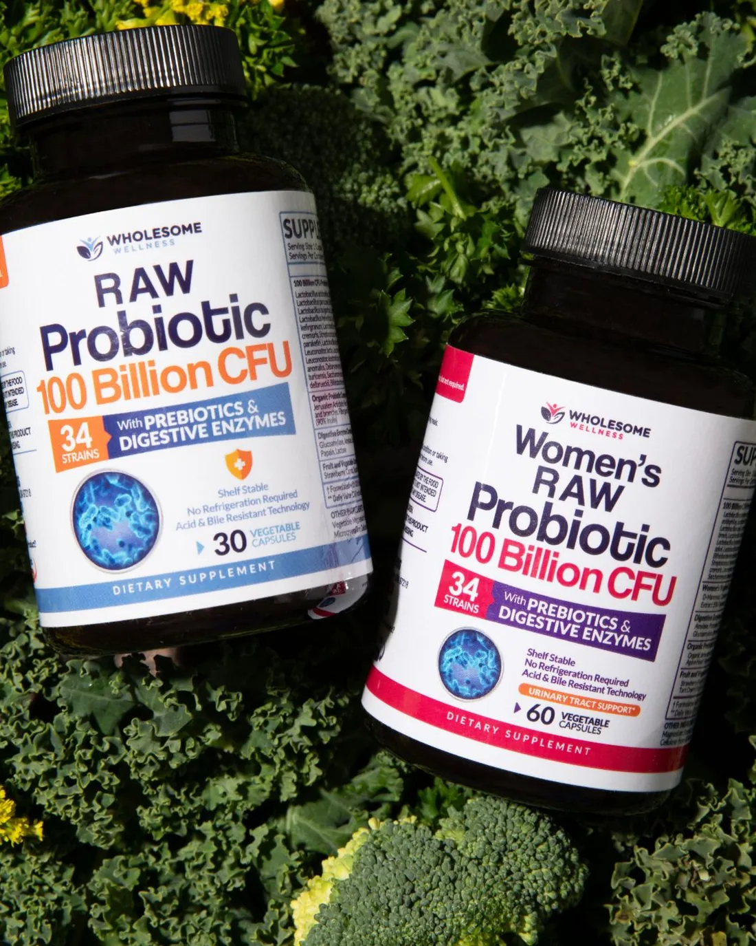 Raw Probiotics 100 Billion CFU in use